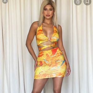Honeybum stay humble skirt set